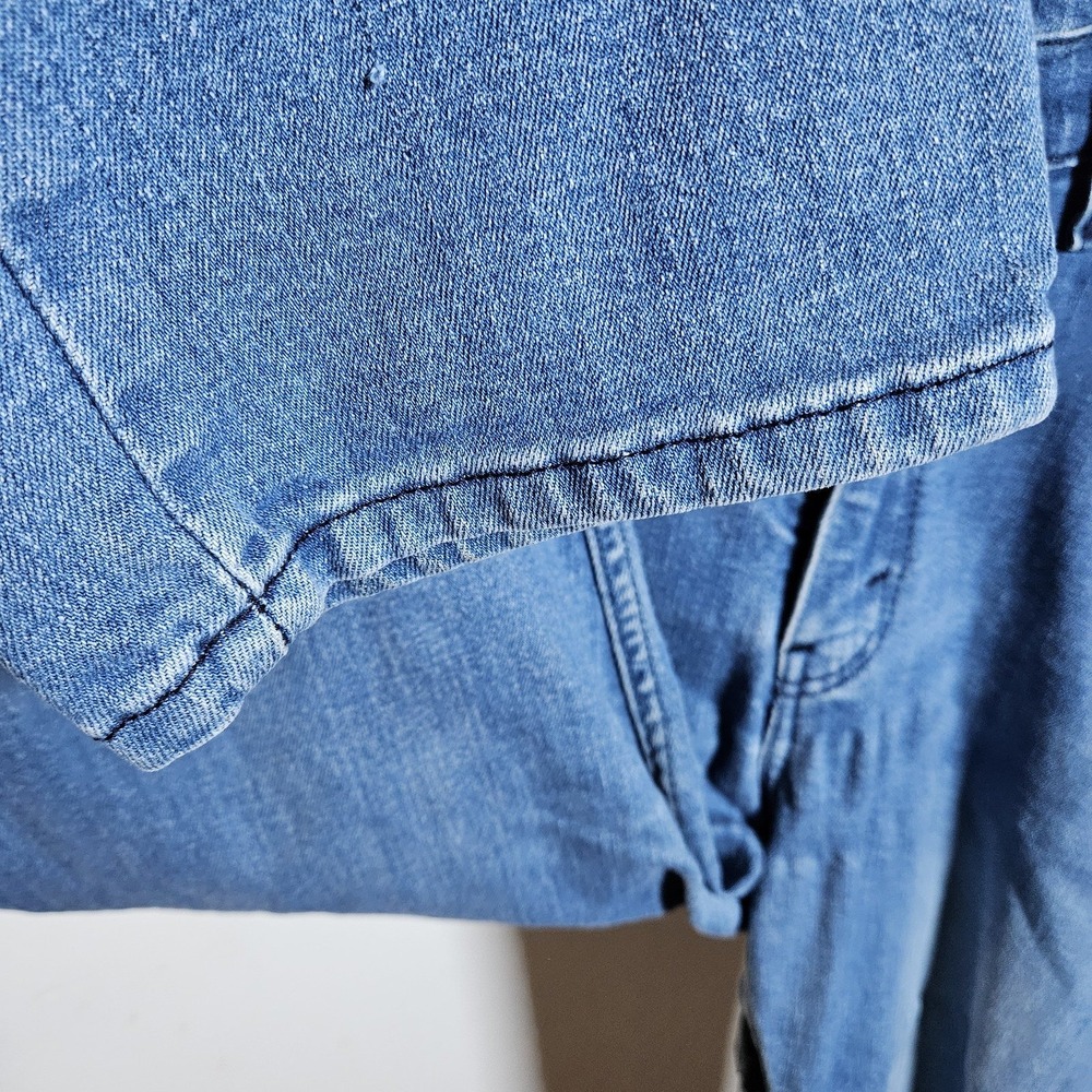 Levis 514 Straight Fit Mens Blue Jeans 34x32 Medium Wash Denim Low Rise Classic - Picture 5 of 7